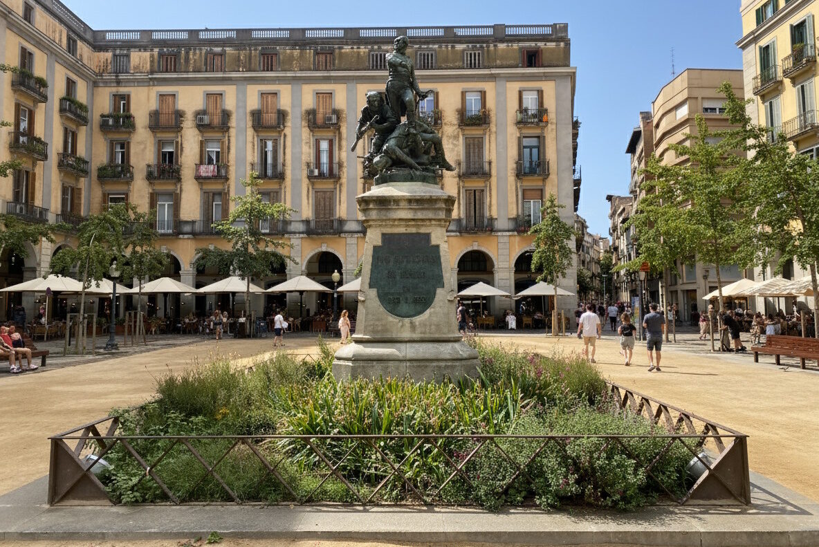Girona Placa de Indepencia
