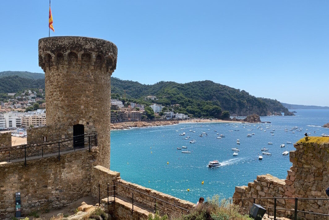 Tossa de Mar Costa Brava Kasteel zonnig